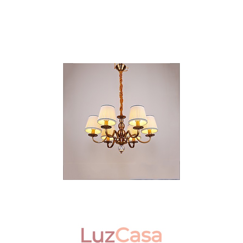 Lustre Moderno Contemporâneo Metal