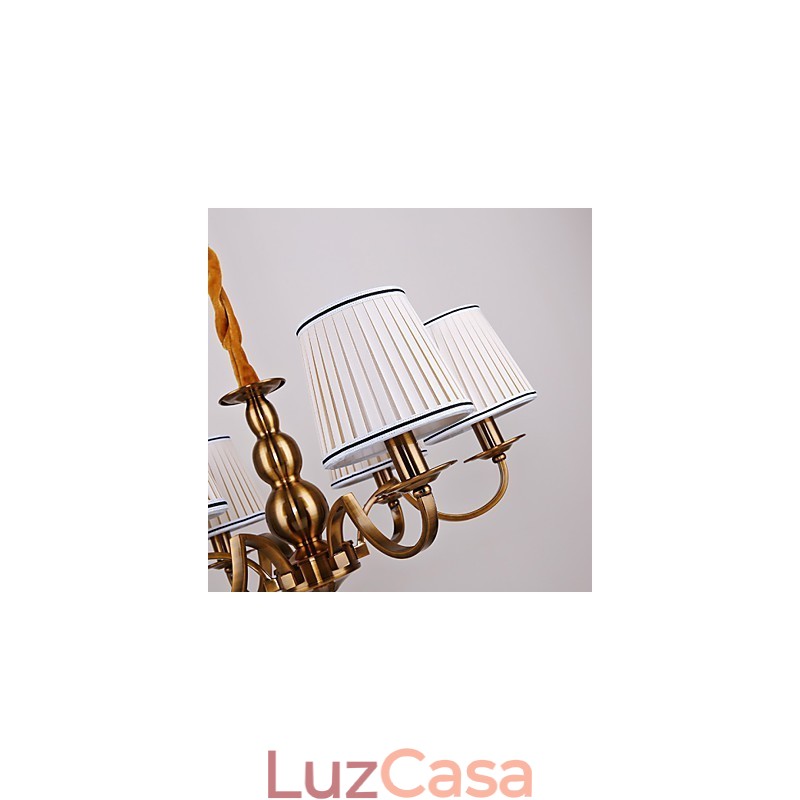 Lustre Moderno Contemporâneo Metal