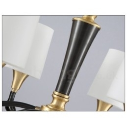 Pure Brass Luxuoso Rústico Retro Vintage Latão Pedra Pingente Vela Lustre com Tons de Vidro