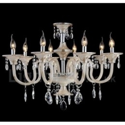 Lustre de cristal luxuoso moderno contemporâneo pendente vela