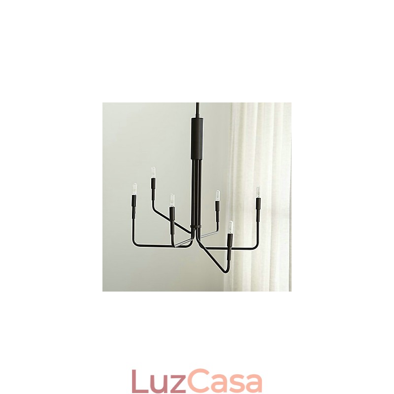 Lustre de metal com pintura country