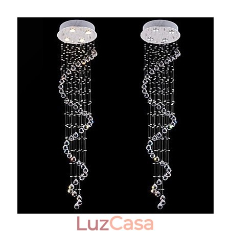 Lustre de cristal pendente, iluminação, 4 luzes, prata, canpoy, transparente, k9, cristal, hélice, teto, lâmpadas, h150cm Lustre de cristal pendente, iluminação, 4 luzes, prata, canpoy, transparente, k9, cristal, hélice, teto, lâmpadas, h150cm