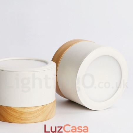 Mini luminária de teto de design moderno de madeira com cúpula de acrílico especial para também pode ser usada como luminária de parede Mini luminária de teto de design moderno de madeira com cúpula de acrílico especial para também pode ser usada como luminária de parede