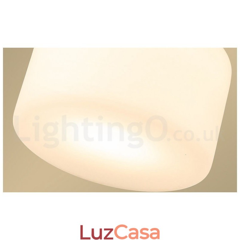 Luminária de teto embutida retrô vintage com abajur