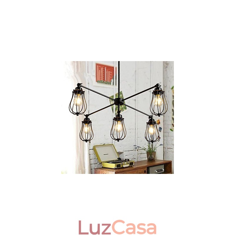 Lustre Mini Estilo Moderno Contemporâneo Metal