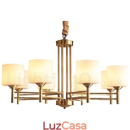 Pure Brass Grande Luxuoso Rústico Retro Vintage Pingente de Latão Lustre com Tons de Vidro Pure Brass Grande Luxuoso Rústico Retro Vintage Pingente de Latão Lustre com Tons de Vidro