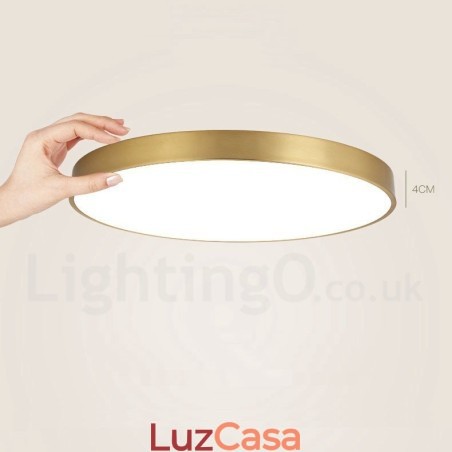 Luzes de teto de latão ultrafinas 100% redondas reguláveis, modernas, contemporâneas, estilo nórdico, embutidas, com cúpula de acrílico, também podem ser usadas como luminária de parede Luzes de teto de latão ultrafinas 100% redondas reguláveis, modernas, contemporâneas, estilo nórdico, embutidas, com cúpula de acrílico, também podem ser usadas como luminária de parede