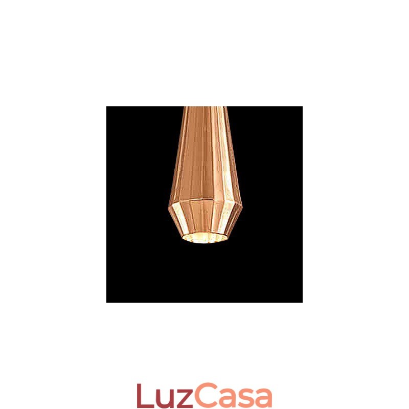 Lustre Mini Estilo Moderno Contemporâneo Metal