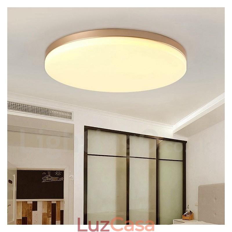 Luzes de teto embutidas ultrafinas redondas reguláveis, modernas, contemporâneas, estilo nórdico, com cúpula de acrílico, também podem ser usadas como luz de parede