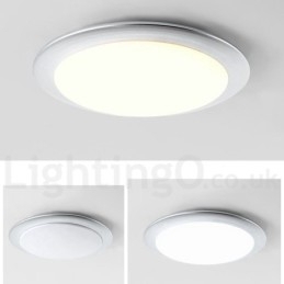Luminária de teto embutida estilo nórdico moderno e contemporâneo superfina de 4 cm de espessura com abajur de acrílico e controle remoto, também pode ser usada como luminária de parede