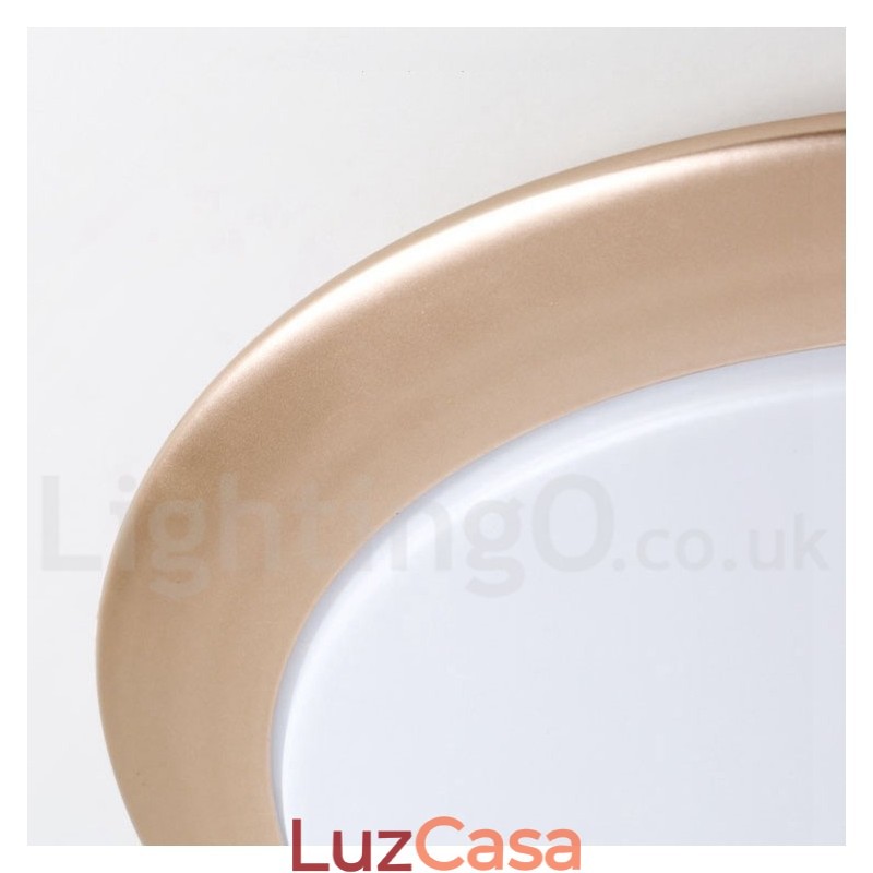 Luminária de teto embutida estilo nórdico moderno e contemporâneo superfina de 4 cm de espessura com abajur de acrílico e controle remoto, também pode ser usada como luminária de parede