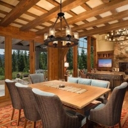 Lustre de madeira vintage com 6 anéis de luz, iluminação pendente industrial de madeira eólica e loft