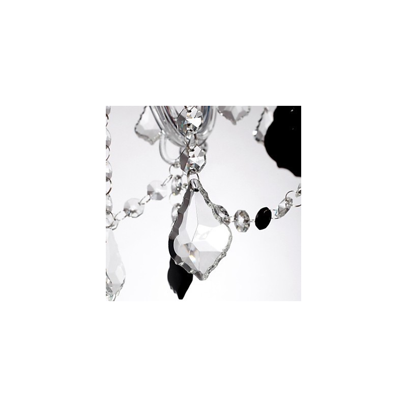 Lustre de luxo com 6 luzes em destaque