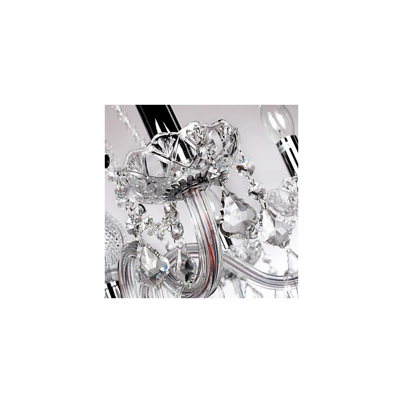 Lustre de luxo com 6 luzes em destaque
