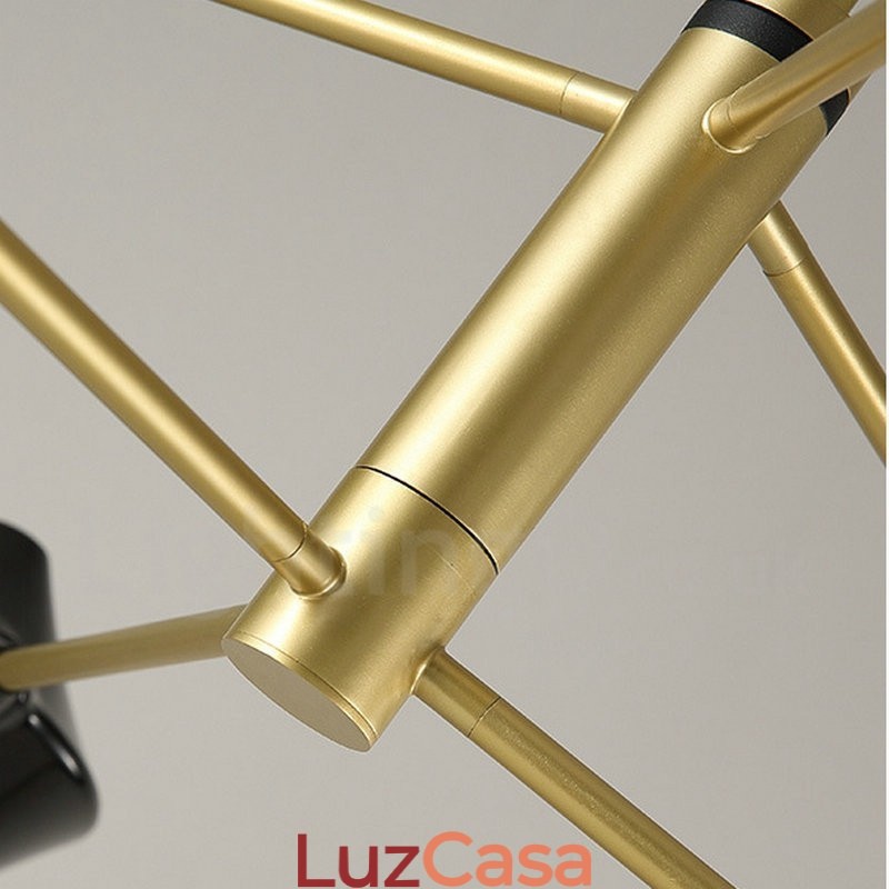 Lustre retrô linear de dois níveis, 4 luzes, com abajures de acrílico, para áreas externas, garagem