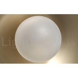 1 Luz Industrial Estilo Mini Estilo Dourado Acabamento Pintado Galvanizado Luminária Pendente com Sombra de Vidro