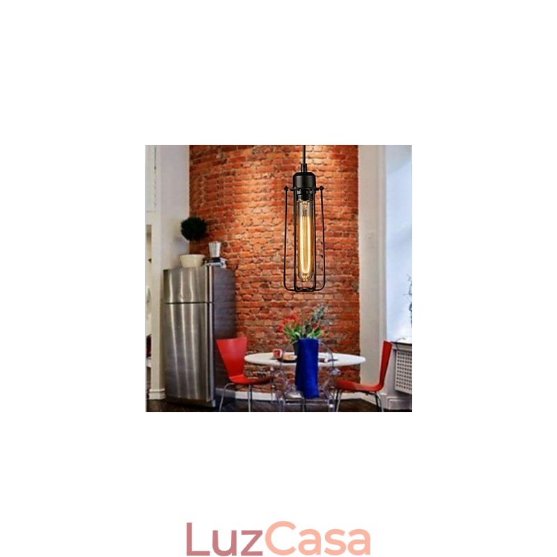 Lustre Mini Estilo Rústico Lodge Retro Metal 3 Luzes Pendentes