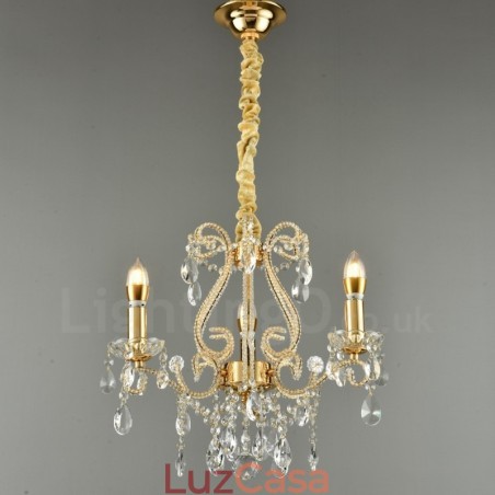 3 Luzes Ouro Prata Estilo Americano Cristal Pingente Lustre Luz Loja 3 Luzes Ouro Prata Estilo Americano Cristal Pingente Lustre Luz Loja