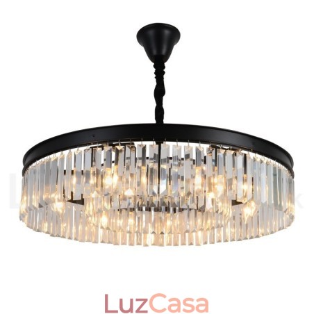 Pós-moderno Luxo Redondo K9 Cristal Pingente Lustre Luzes Salão de Exposição Pós-moderno Luxo Redondo K9 Cristal Pingente Lustre Luzes Salão de Exposição