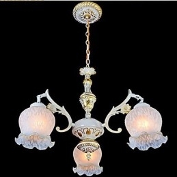 Jane Retro luminária Ferro Mediterrâneo Iluminação