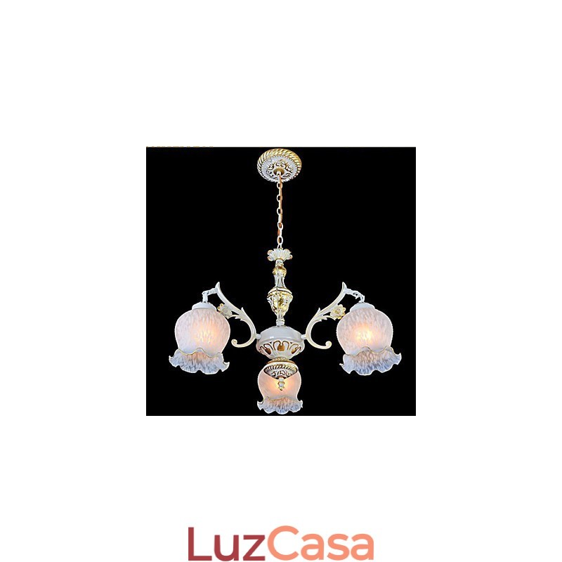 Jane Retro luminária Ferro Mediterrâneo Iluminação