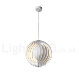 Globe White Girar Pós-moderno DIY Pendente Luz