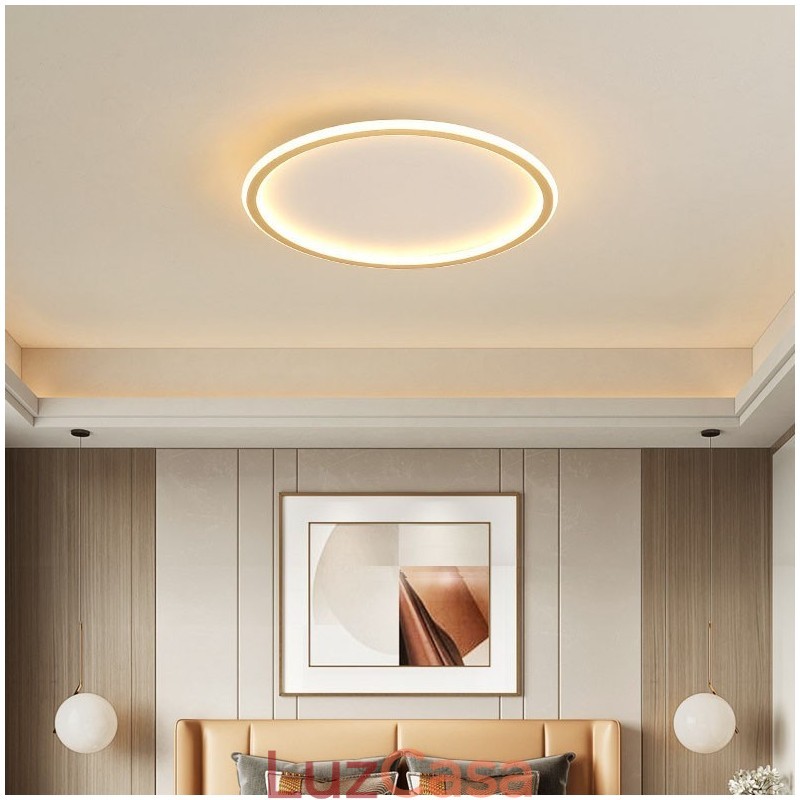 Luzes de teto embutidas ultrafinas, modernas, contemporâneas e reguláveis, estilo nórdico, com controle remoto, também podem ser usadas como luz de parede