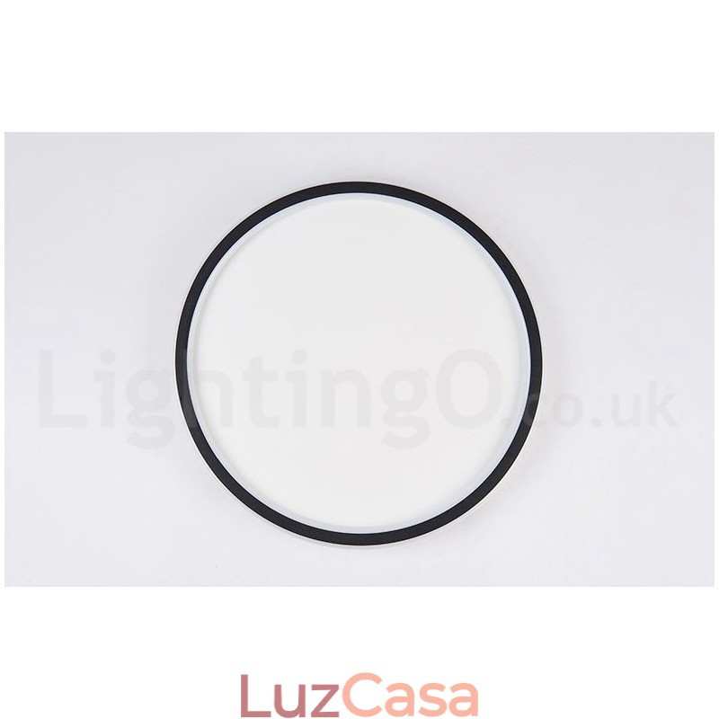 Luzes de teto embutidas ultrafinas, modernas, contemporâneas e reguláveis, estilo nórdico, com controle remoto, também podem ser usadas como luz de parede