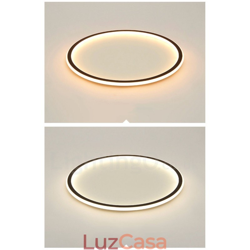 Luzes de teto embutidas ultrafinas, modernas, contemporâneas e reguláveis, estilo nórdico, com controle remoto, também podem ser usadas como luz de parede