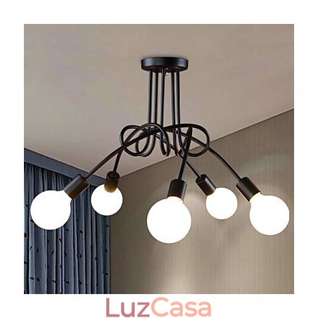 Luminárias pendentes modernas contemporâneas de metal Luminárias pendentes modernas contemporâneas de metal