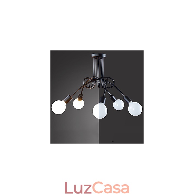 Luminárias pendentes modernas contemporâneas de metal