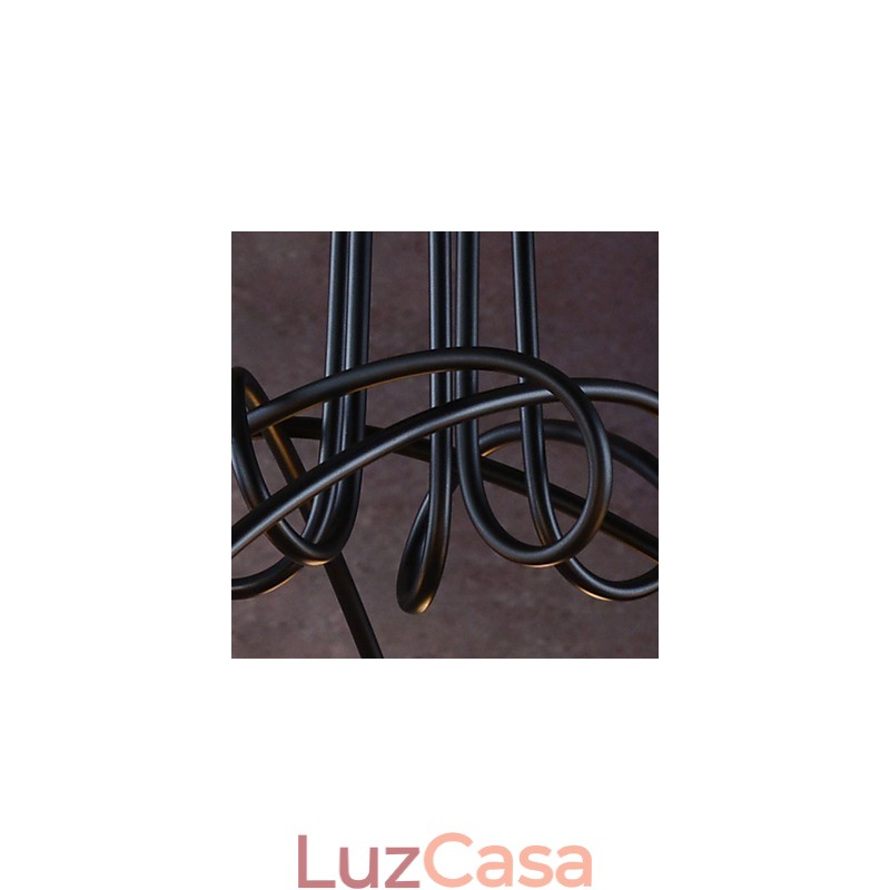 Luminárias pendentes modernas contemporâneas de metal