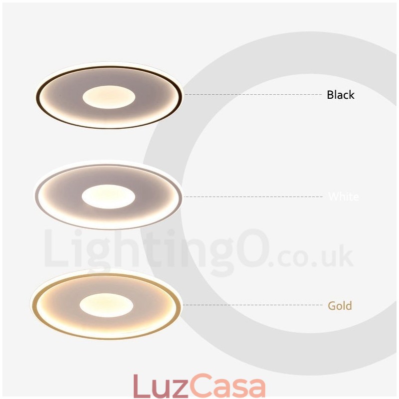 Luzes de teto embutidas ultrafinas, modernas, contemporâneas e reguláveis, estilo nórdico, com controle remoto, também podem ser usadas como luz de parede