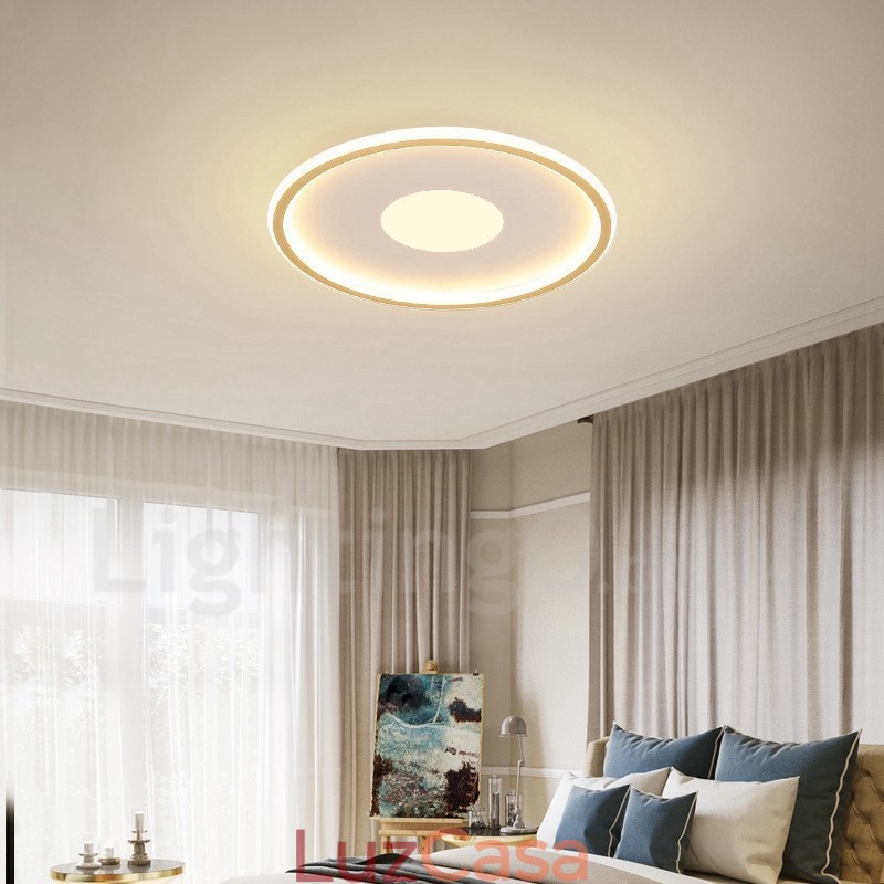 Luzes de teto embutidas ultrafinas, modernas, contemporâneas e reguláveis, estilo nórdico, com controle remoto, também podem ser usadas como luz de parede