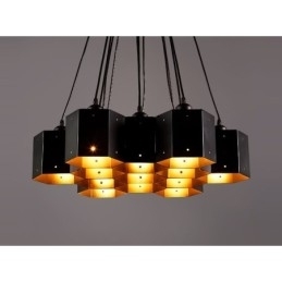 Lustre pendente estilo industrial loft