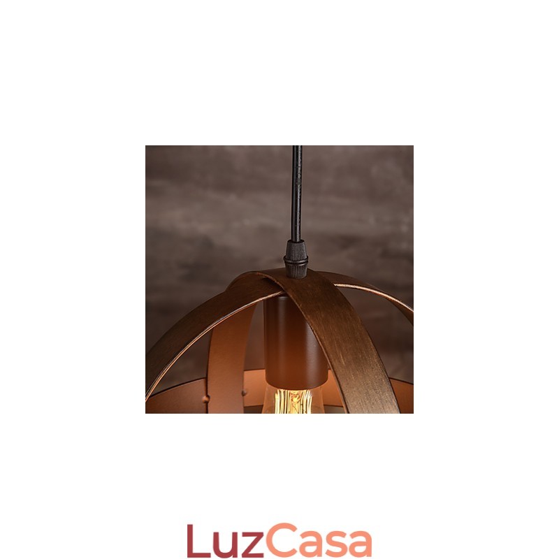 Lâmpada de ferro retrô Lustre moderno minimalista estilo industrial