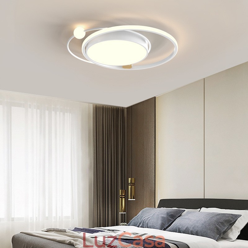 Luminárias de teto redondas modernas para ambientes internos