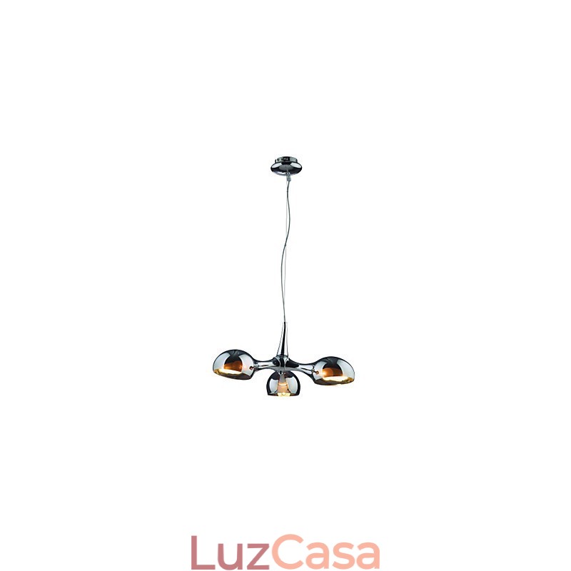 Abajur de vidro chapeado 3W Lustre criativo simples