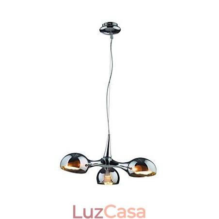 Abajur de vidro chapeado 3W Lustre criativo simples