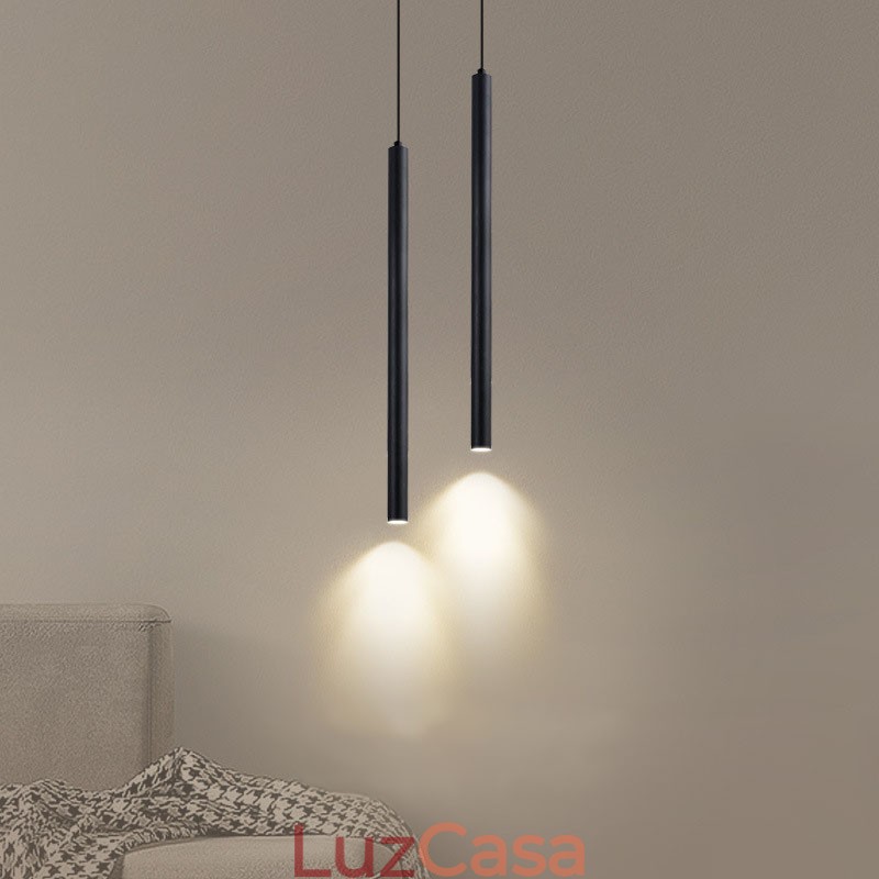 Luminária pendente simples, moderna e contemporânea