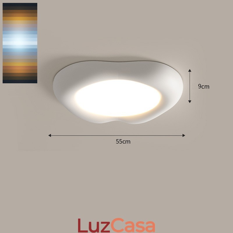 Proteção ocular de espectro total regulável, multicores, luz de teto embutida moderna, luminárias internas