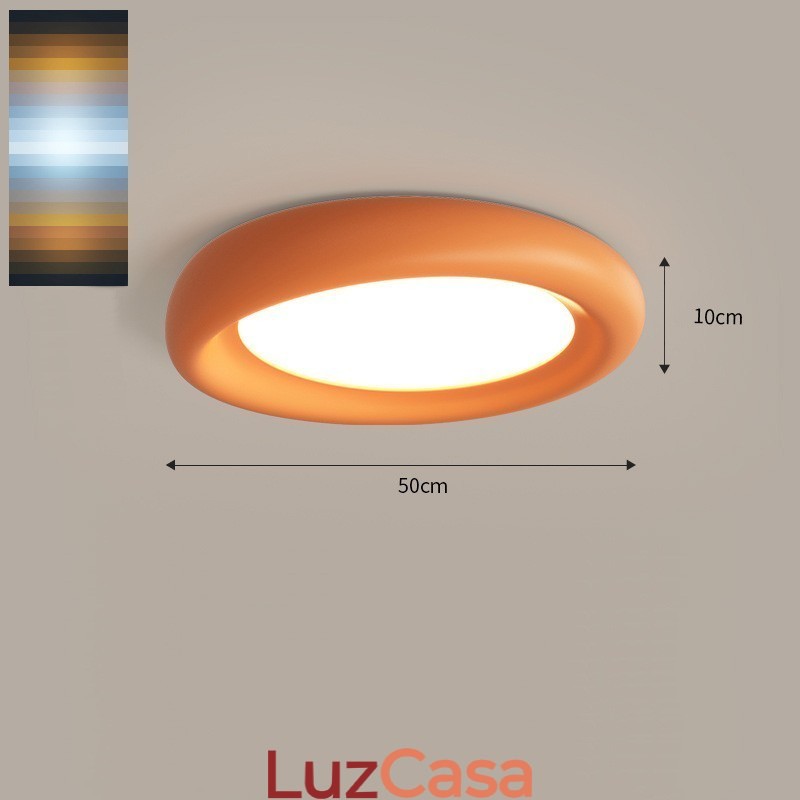 Regulável redondo espectro total proteção ocular multi cores moderno montagem embutida luz de teto luminárias internas