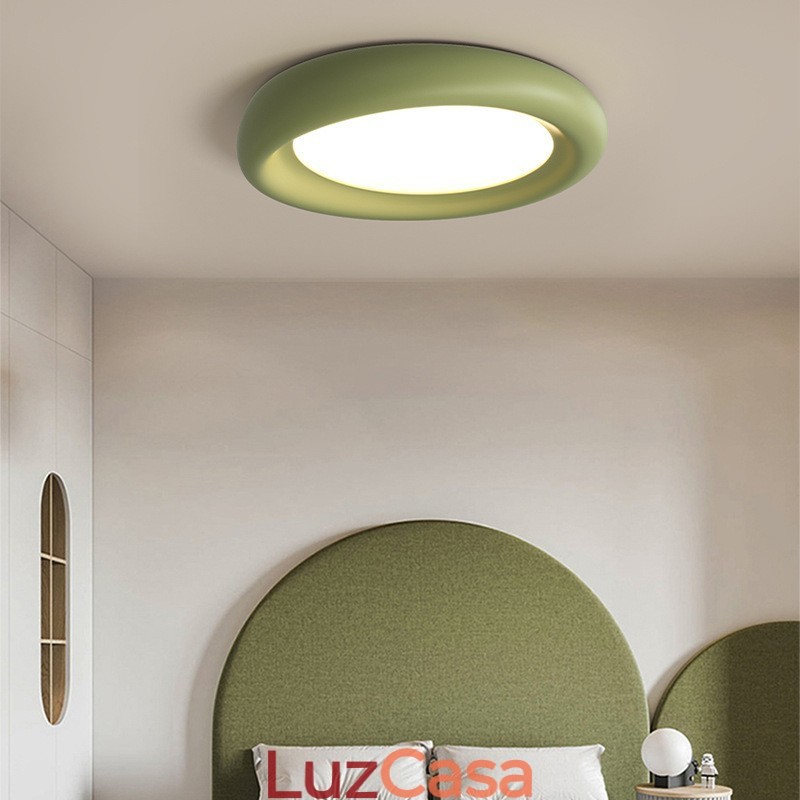 Regulável redondo espectro total proteção ocular multi cores moderno montagem embutida luz de teto luminárias internas