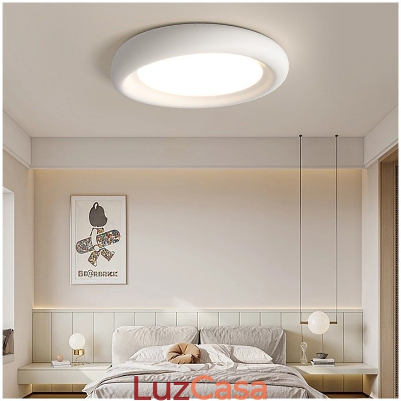 Regulável redondo espectro total proteção ocular multi cores moderno montagem embutida luz de teto luminárias internas