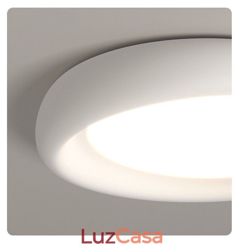 Regulável redondo espectro total proteção ocular multi cores moderno montagem embutida luz de teto luminárias internas