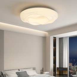 Luminária de teto embutida redonda moderna regulável para iluminação interna