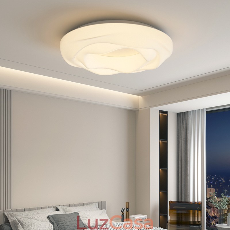 Luminária de teto embutida redonda moderna regulável para iluminação interna