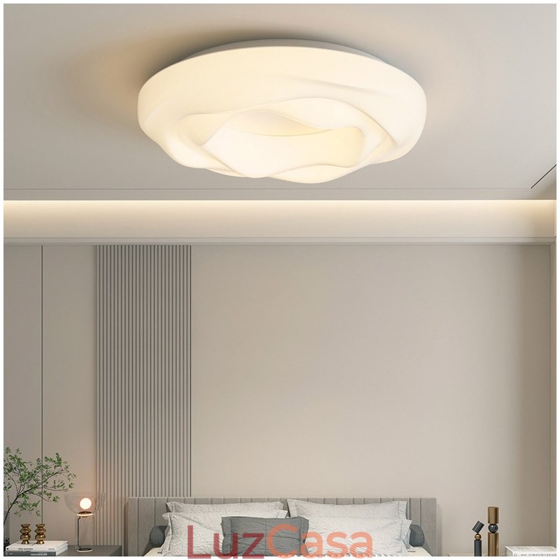 Luminária de teto embutida redonda moderna regulável para iluminação interna