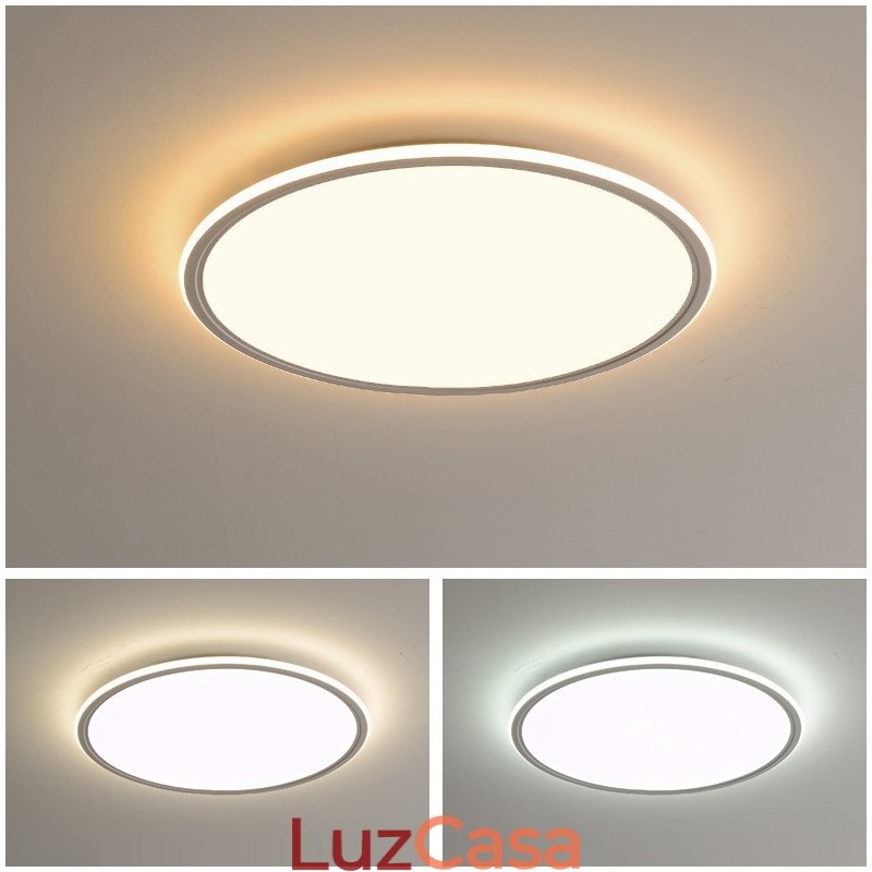 Nordic 3,5 cm de espessura redonda proteção ocular de espectro total luz de teto regulável interna