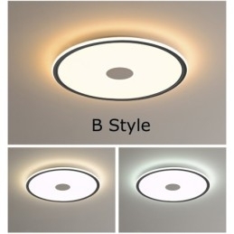 Nordic 3,5 cm de espessura redonda proteção ocular de espectro total luz de teto regulável interna